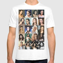 Angelina Jolie Framed Art Print MIX photo T Shirt