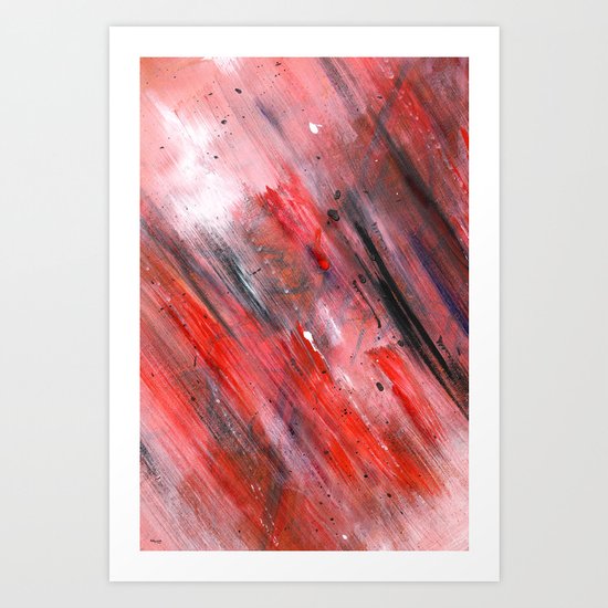 Acryl-Abstrakt 44 Art Print