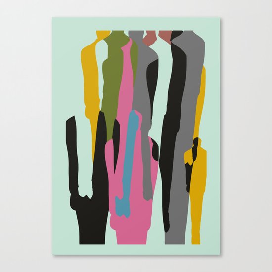 Crowd Canvas Print