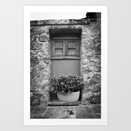 A Brick Doorstep Art Print