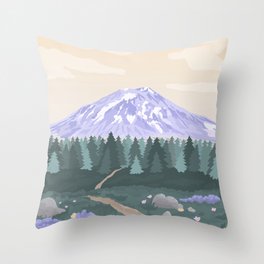 Mount St Helens Volcanic National Monument, Washington Mountains, National Parks Pacific Northwest Throw Pillow