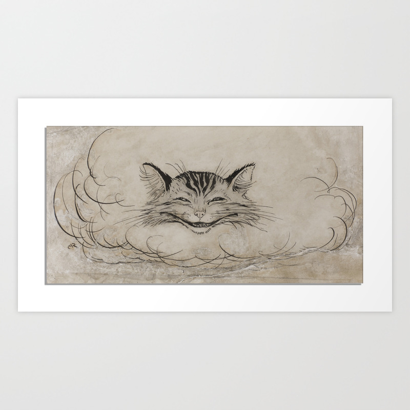 Arthur Rackham Alice S Adventures In Wonderland 1907 The Cheshire Cat Art Print By Ninboy Society6