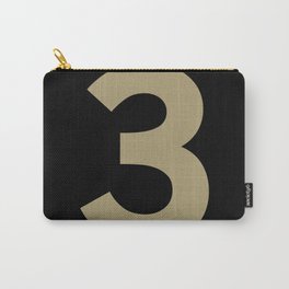 Number 3 (Sand & Black) Carry-All Pouch