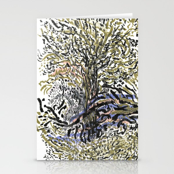 Golden Tree Stationery Cards