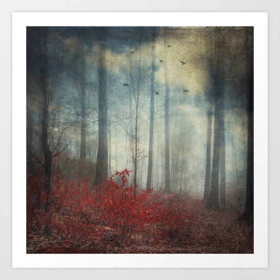 open woodland dreams Art Print