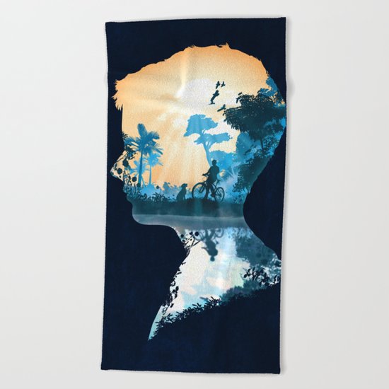 Best Friends Boy version Beach Towel