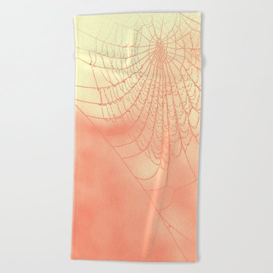 Ethereal Web Beach Towel