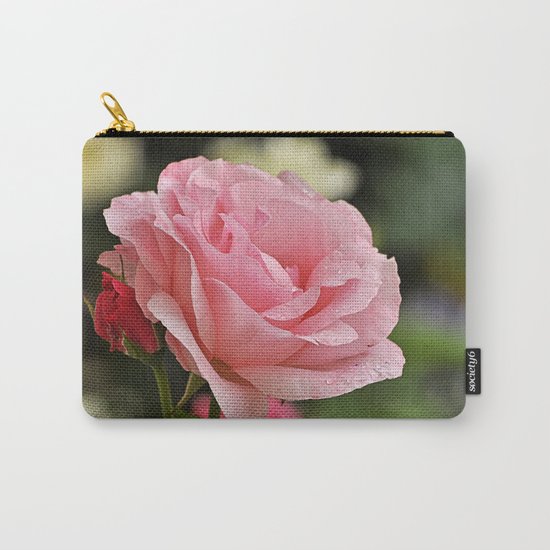 Pink wet rose Carry-All Pouch