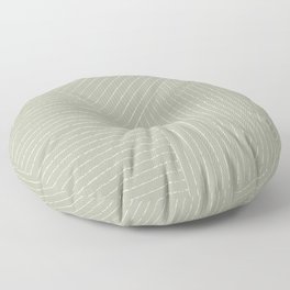 Lines (Linen Sage) Floor Pillow | Sagegreen, Christmas, Sage, Minimalist, Graphicdesign, Mint, Boho, Minimal, Geometric, Abstract 