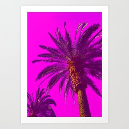 Alien Palm Tree Art Print