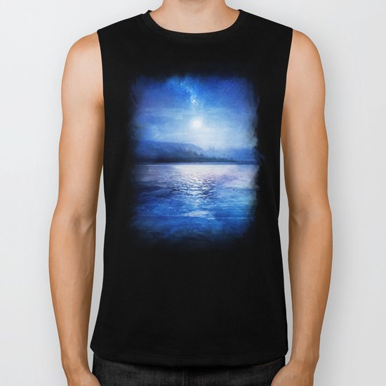 Our secret blue space Biker Tank