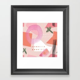 Yes or No please? Framed Art Print