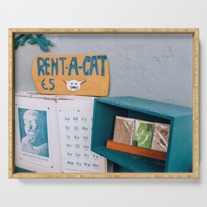 Rent-a-Cat | Santorini, Greece Serving Tray
