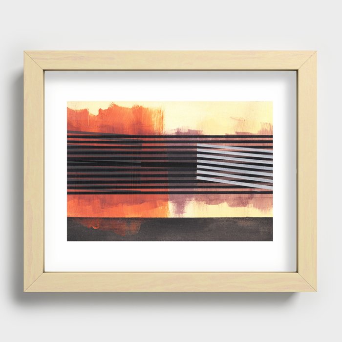 the wall Recessed Framed Print
