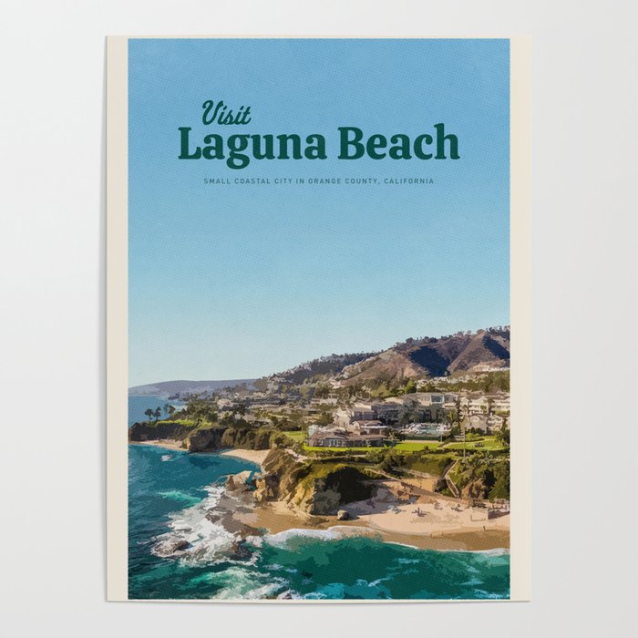 Visit Laguna Beach  Poster