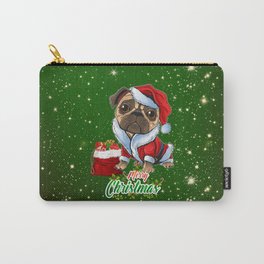 Merry Pugly Christmas Carry-All Pouch