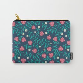 Indian Garden Floral Pattern  Carry-All Pouch