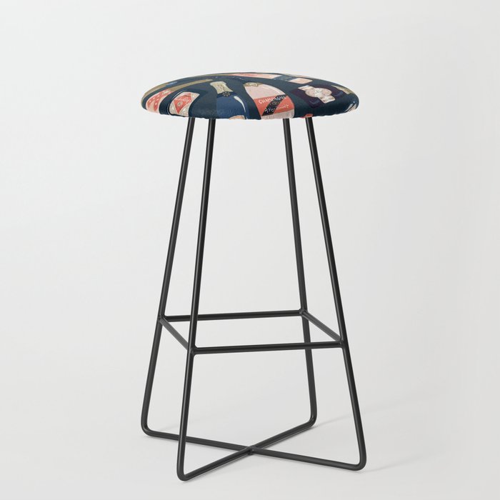 French Champagne Collection – Teal Bar Stool