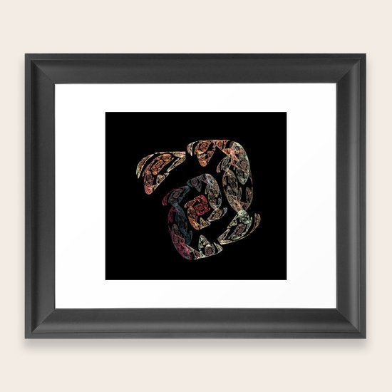 Golden Spiral Framed Art Print