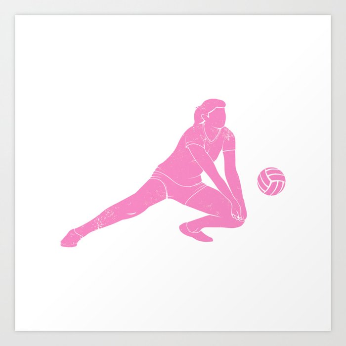 Volleyball Art Print