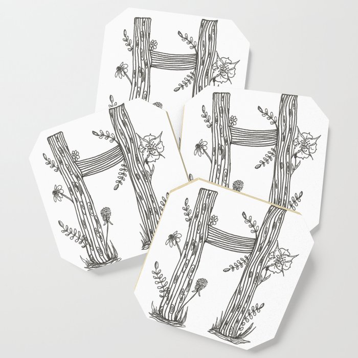 Tree Huggers Series - Letter H Coaster