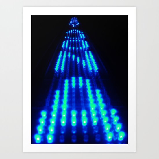 Enter the Void Blue Art Print