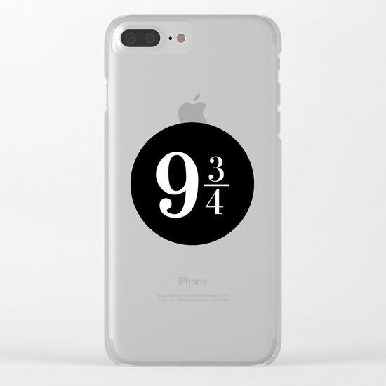 Platform 9 3/4 Clear iPhone Case