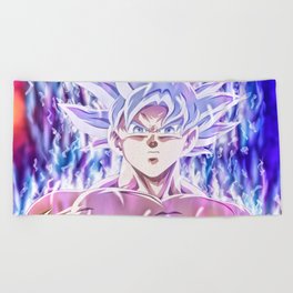 Goku Mastered Ultra Instinct Beach Towel