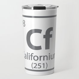 Californium- California Science Periodic Table Travel Mug