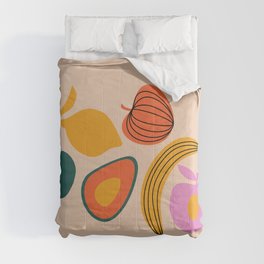 Cut Out Fruits Comforter