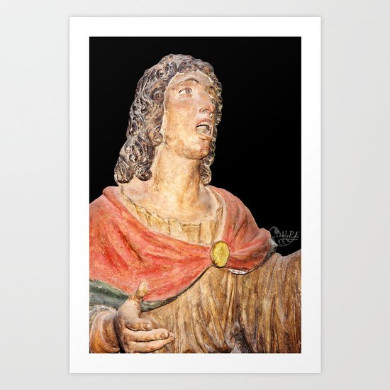 Grieving John Art Print