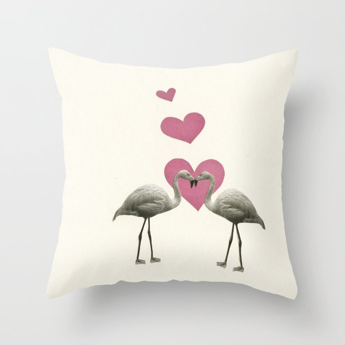 Love Birds Throw Pillow by cassiabeck Society6