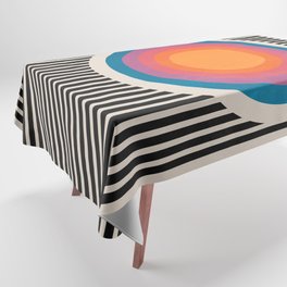 Vintage California Sun Tablecloth | Summer, Retro, Graphicdesign, Colorful, Boho, Color, Art, 70S, Modern, Vibes 
