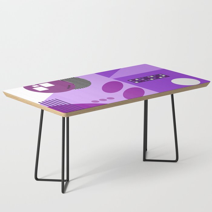 Geometric shapes lines color composition 1 Coffee Table