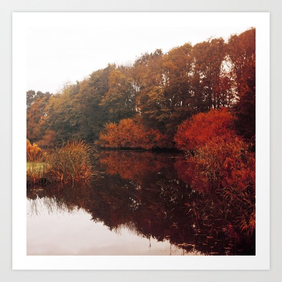 Autumn Scenery #5 Art Print