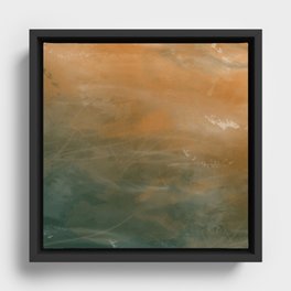 Abstract1 Framed Canvas
