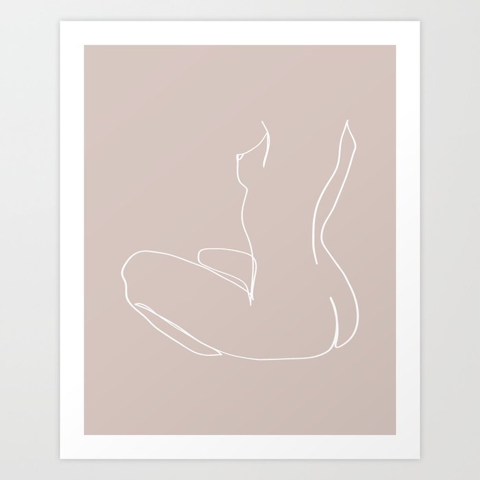Muse #300 Blush Pink Art Print