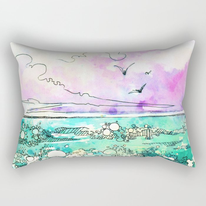 Sea The Beauty Rectangular Pillow