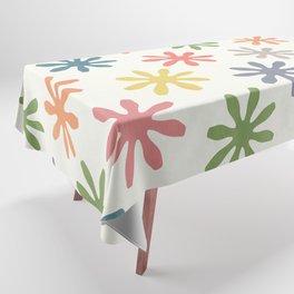 Stylized Flower Pattern 2 Tablecloth