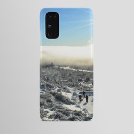 snowy road Android Case