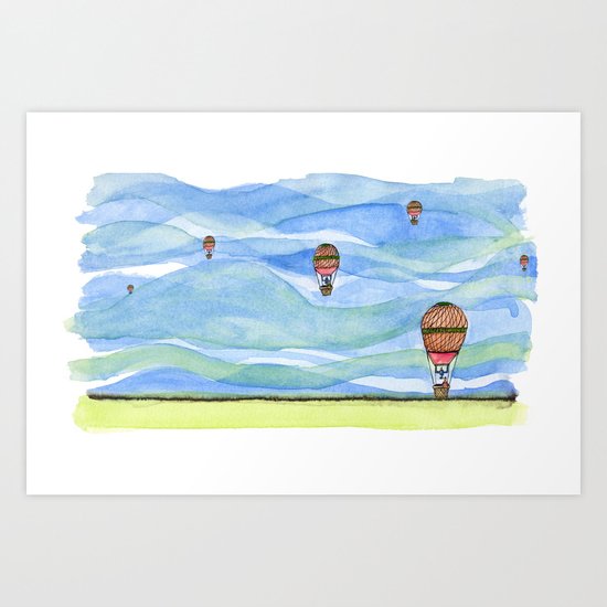 Float Away Art Print