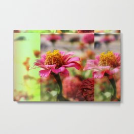 flowers Metal Print | Mirrorflowers, Photo, Digital Manipulation, Color, Digital 