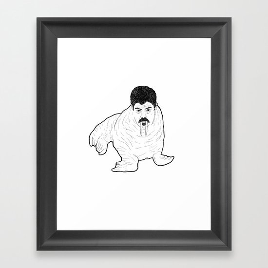 Jupitus Walrus Framed Art Print