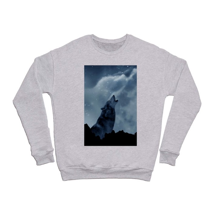 Wolf clearance crewneck sweatshirt