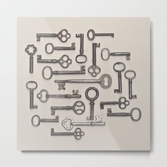 Labyrinth (Grey Version) Metal Print