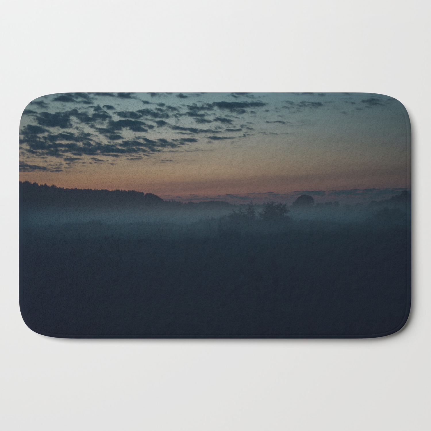 36 Fox In The Morning Forest Sunset Sunrise Nature Travel Bath Mat
