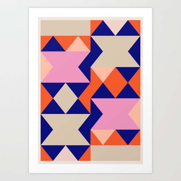 Geometric Shapes 217 Art Print