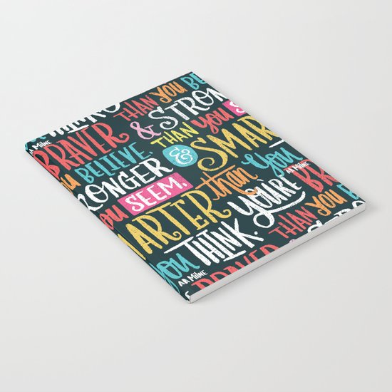BRAVER, STRONGER, SMARTER Notebook