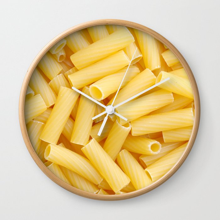 Italian Pasta Love Pattern Wall Clock