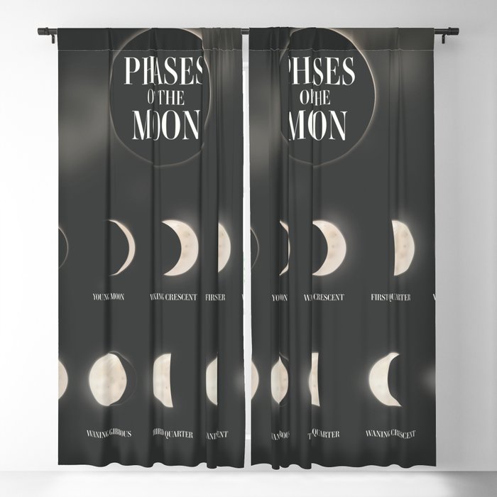 Phases of the Moon. Blackout Curtain